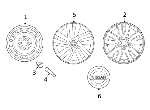 Wheels for 2021 Nissan NV200 #0