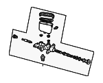 92156713 - Body: Master Cylinder for Pontiac: GTO Image image