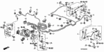46330S9VA11 - Chassis: PIPE C, BRAKE for Honda Image