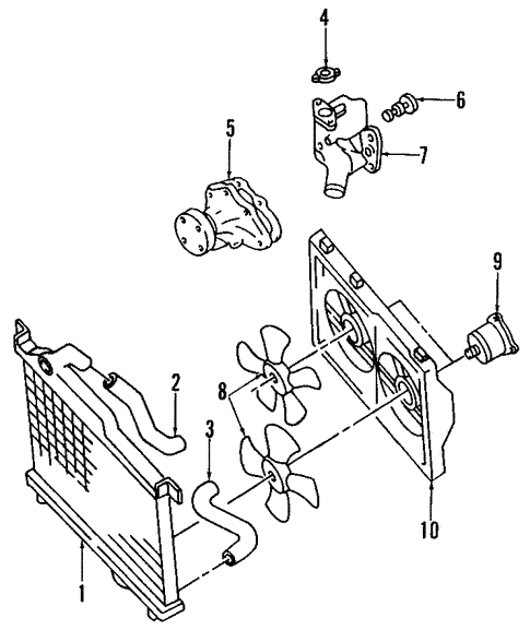 ふね Radiator & Components for 1985 Nissan 300ZX | OEM Parts Online