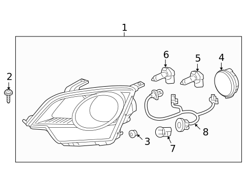 Lighting - Exterior for 2008 Saturn Vue #0