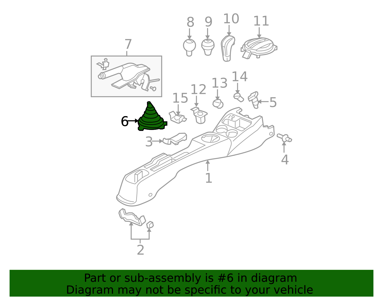83414-SAA-003ZC - Shift Boot 2008 Honda Fit | Toronto Honda Parts