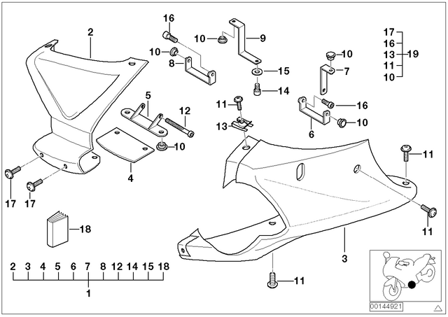 46632347012 - Frame and Mounting Parts: Blind Rivet Nut, Flat Headed - M5 for BMW-Motorrad Image