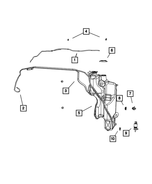 Wiper and Washer System for 2009 Dodge Ram 1500 #1