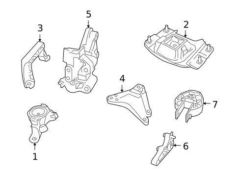Engine & Trans Mounting for 2006 Volvo V50 #0