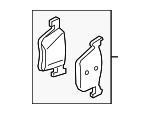 34118883429 - Brakes: Disc Brake Pad Set for BMW Image