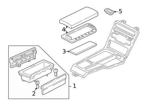 Console for 1991 Acura NSX #0