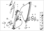 51337198909 - : Electronic.Window Lifter Front Left for BMW Image