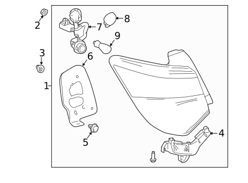 Tail Lamps for 2018 Toyota Yaris #0