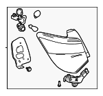 815600DB81 - : Tail Lamp Assembly for Toyota: Yaris Image