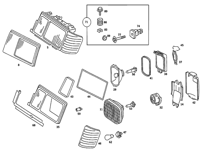 28263090 - : Insert for Mercedes-Benz Image