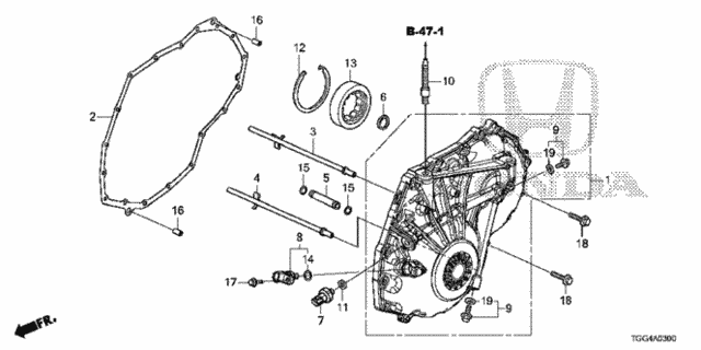 AT Left Side Cover for 2020 Honda Civic #0