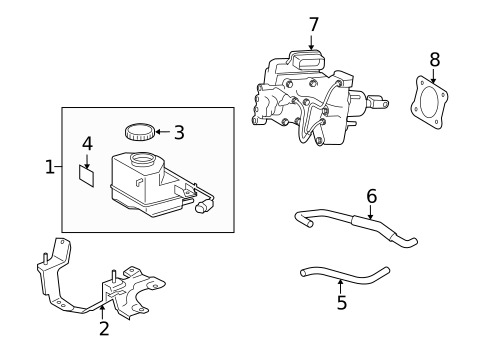 Hydraulic System for 2011 Lexus HS250h #0