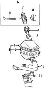 2227520010 - : Air Mass Sensor Gasket for Lexus: ES300 Image