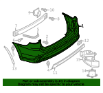 Rear Bumper Cover For 2016-2018 Mitsubishi Outlander – Primed, Direct Fit (Evan-Fischer)