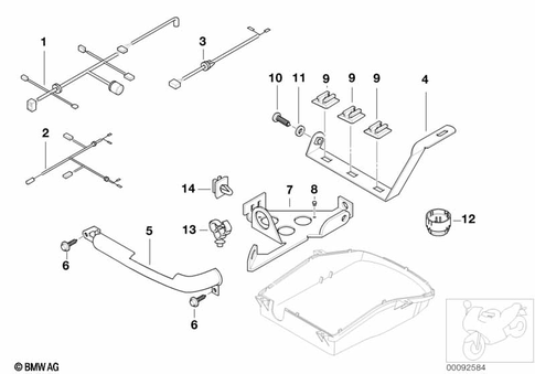 Cable Harness for 2005 BMW-Motorrad K 1200 LT #0
