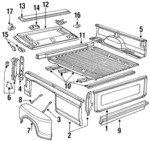 E7TZ9927841F - Body: Outer Panel for Ford: F-150, F-250, F-350 Image