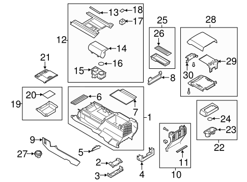 Console for 2021 Ford Expedition | OEM Parts Online