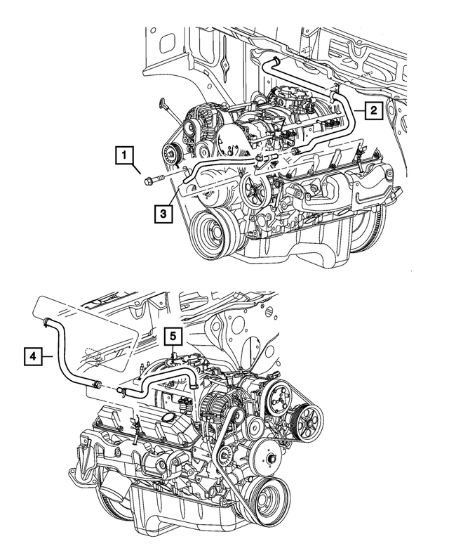« 55056618AB –  : Tube D'alimentation Conduite pour Mopar Image »