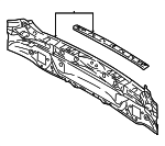 52401FL00A9P - : Rear Body Panel for Subaru Image