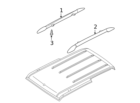Roof Rack for 2002 Mitsubishi Montero #0