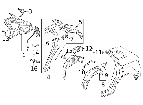 Inner Structure for 2017 Audi Q3 Quattro #0