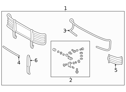 Front Brush Guard for 2009 Mercedes-Benz G 55 AMG&reg; #0