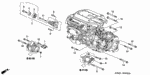 957011005508 - Engine: BOLT, FLANGE (10X55) for Acura Image image