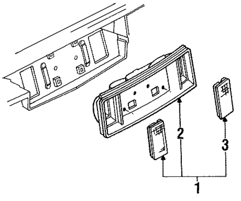 Backup Lamps for 1987 Cadillac Seville #0
