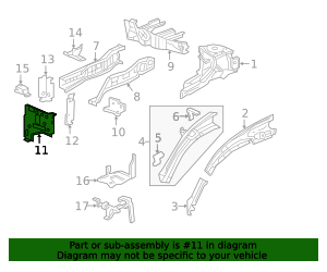 60919-TLA-A00ZZ - Extension Panel 2017-2022 Honda CR-V | Honda Parts Online