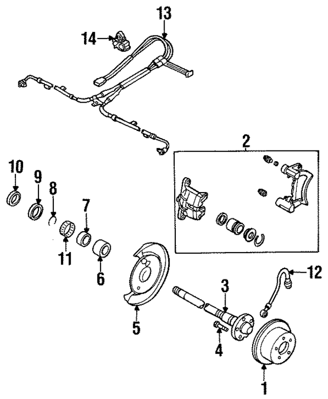 S10H26119 - : Bearing Ring for Mazda Image