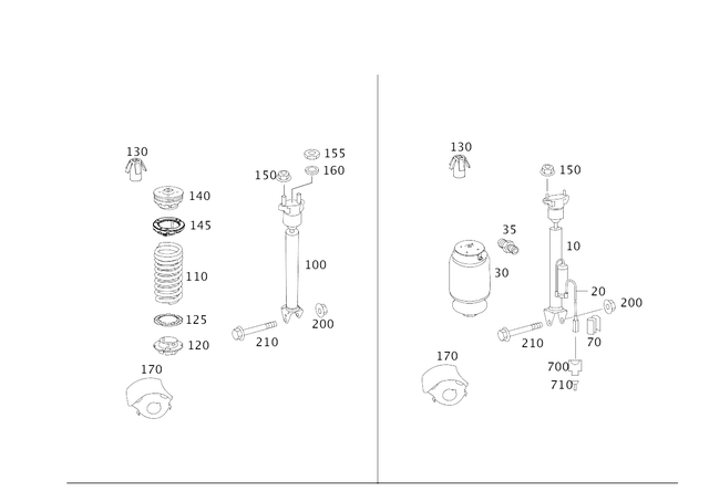 1643280504 - Springs, Suspension and Hydraulics: Cover Plate for Mercedes-Benz: GL320, GL550, ML320, ML350, ML450, ML500, ML550, ML63 AMG Image image