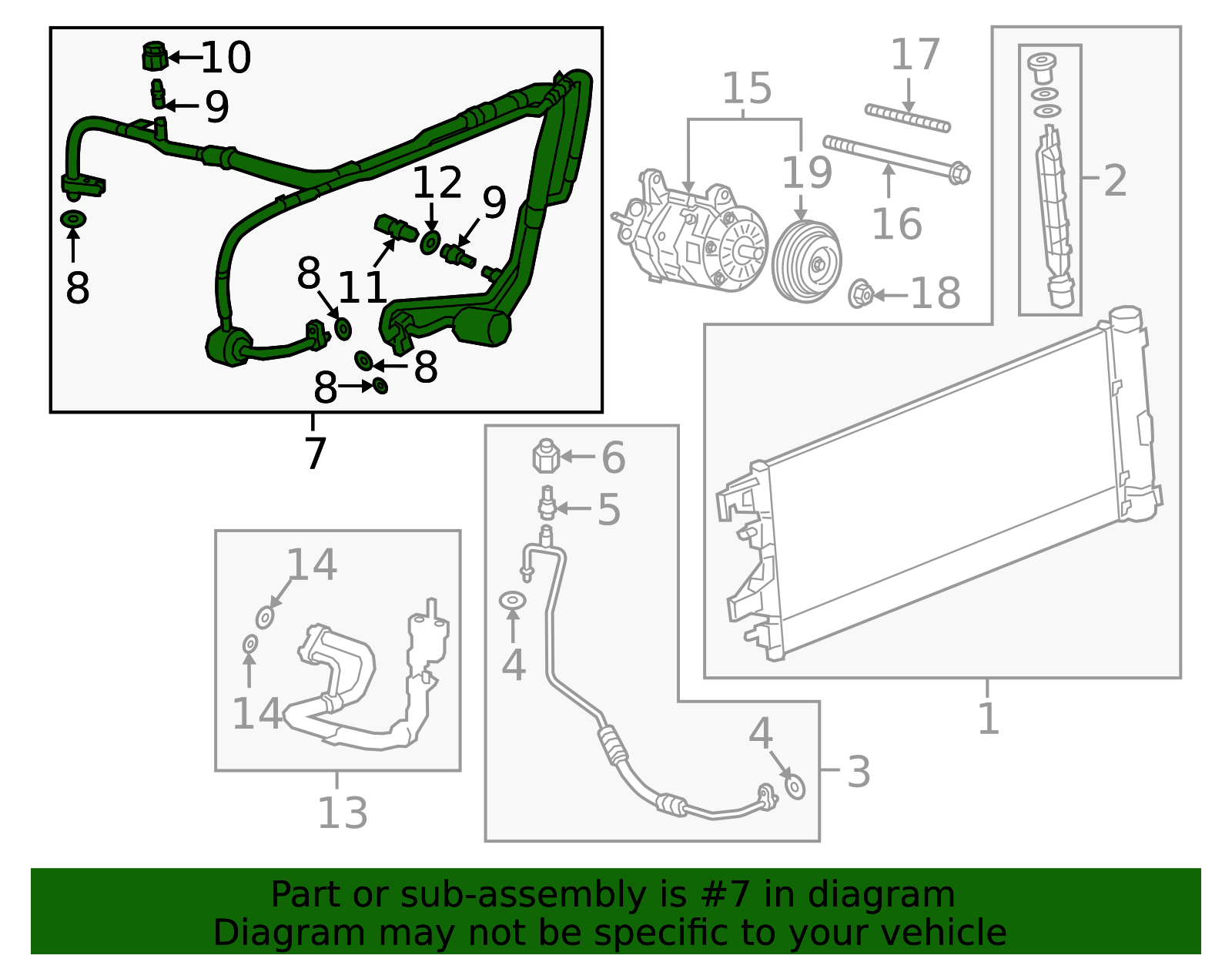 2019-2023 GM Suction Hose 85104115 | TascaParts.com