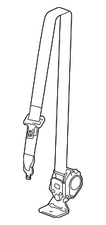 8191818920 - Electrical: Center Seat Belt for Isuzu Image