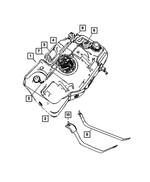 5278546AA - Fuel: Fuel Tank Heat Shield for Mopar Image