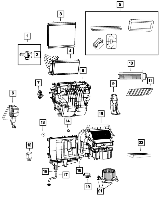 68153949AA - Air Conditioners and Heaters: Slim Line Seal Kit for Mopar Image