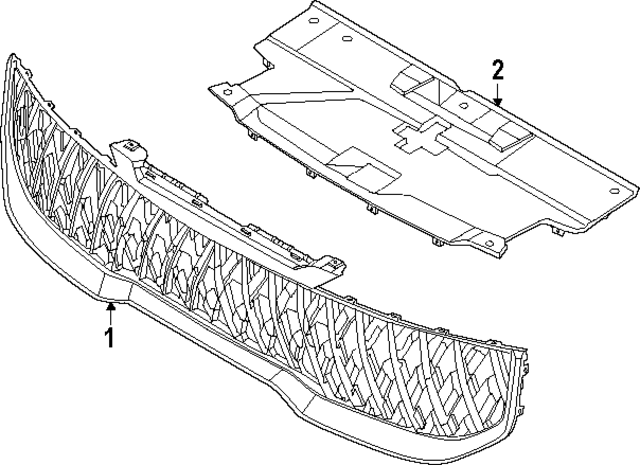 86390ES000 - : Top Panel for Kia: Carnival Image