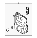 452803B811 - Engine: Cover for Hyundai: Sonata, Tucson, Veloster Image