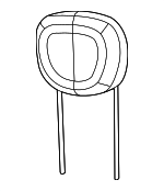 6RC63U00AA - : Front Headrest for Mopar Image