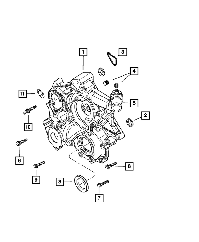 6505293AA - Engine 3.7L Six Cylinder: Double Ended Stud, Mounting for Mopar Image image