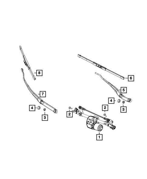 Wiper and Washer System for 2017 Chrysler 200 #0