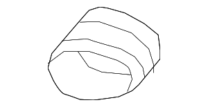 13717577460 - Engine: Inner Duct for BMW: 550i, 550i GT, 550i GT xDrive, 550i xDrive, 650i, 650i Gran Coupe, 650i xDrive, 650i xDrive Gran Coupe, 750i, 750i xDrive, 750Li, 750Li xDrive, X5, X6 Image