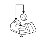 13717577452 - Engine: Rear Duct for BMW Image