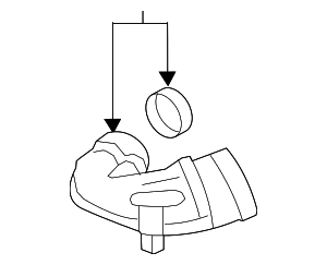 13717577452 - Engine: Upper Duct for BMW: 550i, 550i GT, 550i GT xDrive, 550i xDrive, 650i, 650i Gran Coupe, 650i xDrive, 650i xDrive Gran Coupe, 750i, 750i xDrive, 750Li, 750Li xDrive, X5, X6 Image