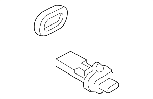 13627566990 - Electrical: Mass Air Flow Sensor for BMW: 550i, 550i GT, 550i GT xDrive, 550i xDrive, 650i, 650i Gran Coupe, 650i xDrive, 650i xDrive Gran Coupe, 750i, 750i xDrive, 750Li, 750Li xDrive, Alpina B7, Alpina B7 xDrive, Alpina B7L, Alpina B7L xDrive, X5, X6 Image