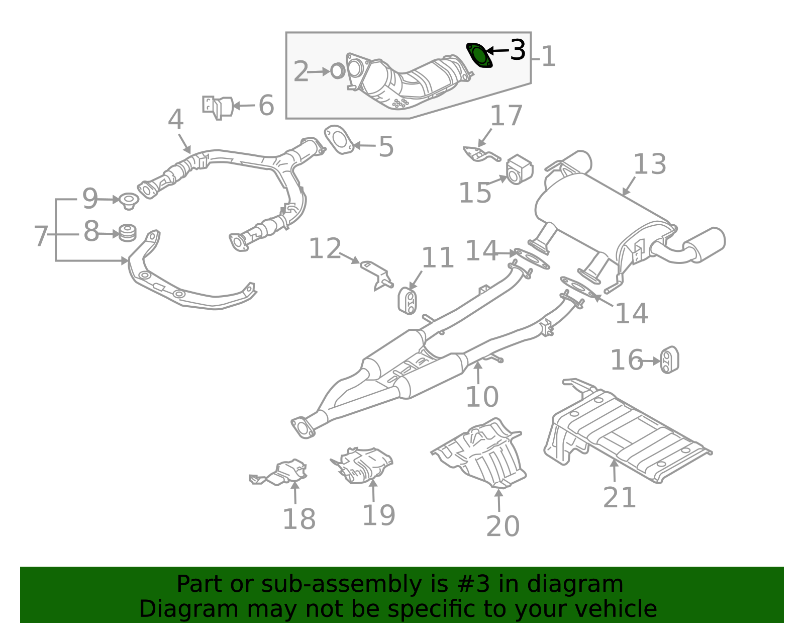 Catalytic Converter Gasket 20692-JK00B | Nissan USA