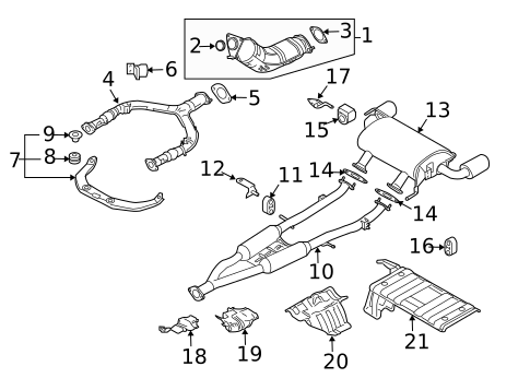 Exhaust Components for 2012 Nissan 370Z #0