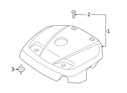 Engine Appearance Cover for 2017 Volvo V90 Cross Country #0