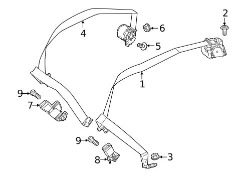 Rear Seat Belts for 2021 Mercedes-Benz CLA45 AMG #0