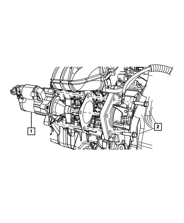 R4801839AB - Electrical: Engine Starter, Remanufactured for Mopar Image